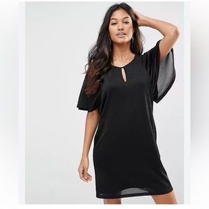 Traffic People‎ Butterfly Peep Dress in Glitter Fabric Size Medium